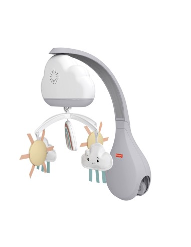 Fisher-Price Rainbow Showers Bassinet to Bedside Mobile