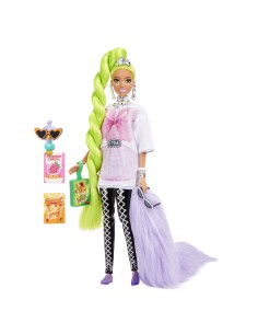 Barbie Neongroen Haar