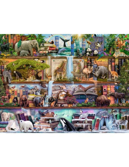 Ravensburger Großartige Tierwelt Puzzle 2000 pz Flora e fauna