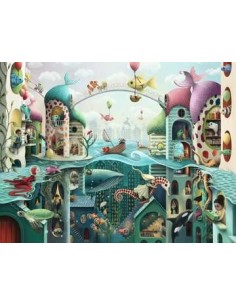 Ravensburger If Fish Could Walk Puzzle 2000 pz Arte 2