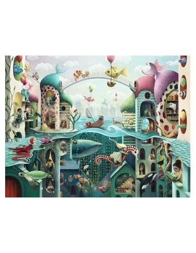 Ravensburger If Fish Could Walk Puzzle 2000 pz Arte