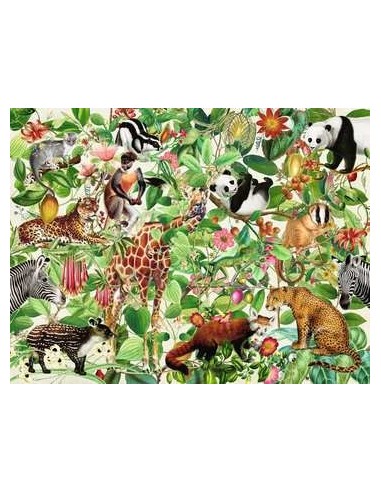 Ravensburger Selva Puzzle 2000 pz Animali
