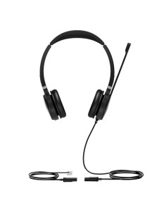 Yealink YHS36 Auricolare Cablato A Padiglione Ufficio Nero, Argento 2