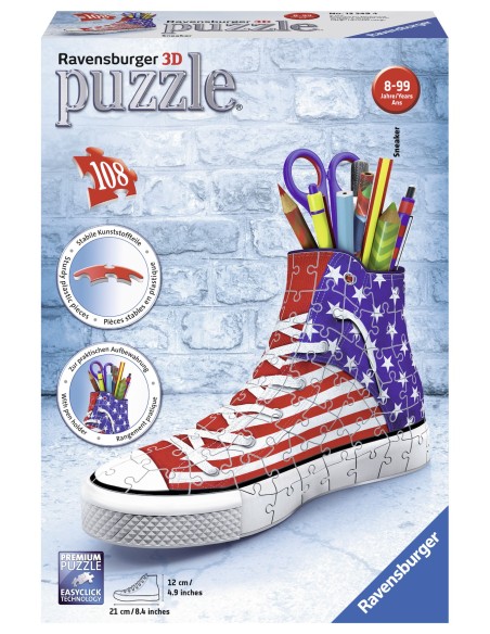 Ravensburger Sneaker Flag - Portapenne 108 pezzi