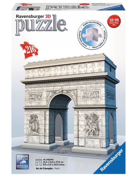Ravensburger 125142 puzzle Puzzle 3D 216 pz Edifici