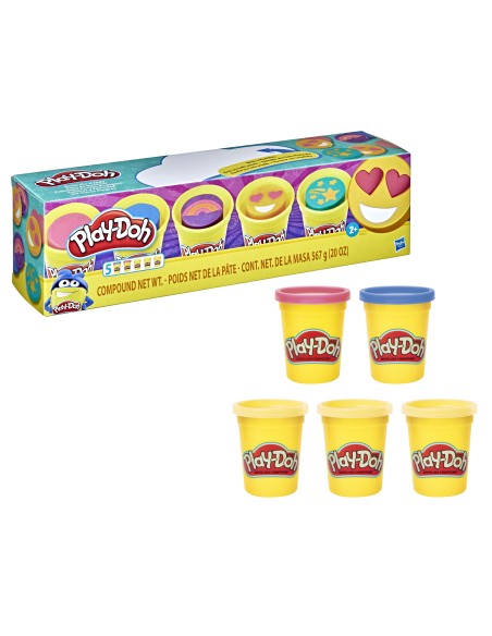 Play-Doh F47155L0 composto per ceramica e modellazione Argilla da modellazione 650 g Multicolore 5 pz