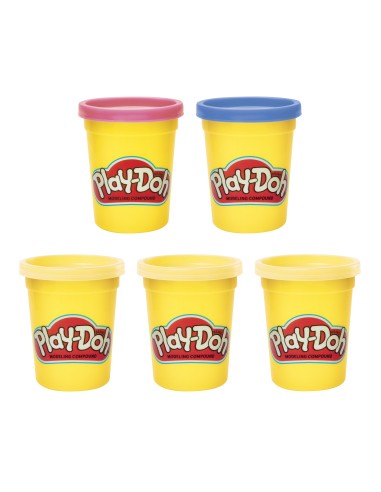 Play-Doh F47155L0 composto per ceramica e modellazione Argilla da modellazione 650 g Multicolore 5 pz
