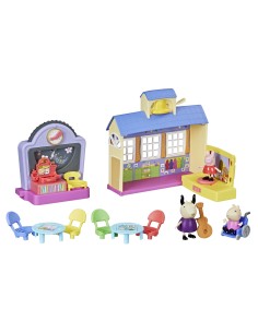 Marvel Spider-Man Peppa Pig - La Scuola di Peppa Pig, playset con frasi e suoni, per bambini di età prescolare dai 3 anni in su