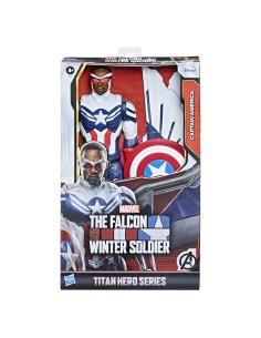 Marvel Avengers Avengers - Captain America Falcon Edition (Actionf Figure Titan Hero da 30 cm, include ali, per bambini dai 4