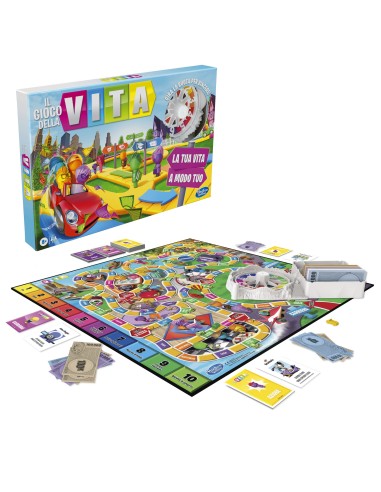 Marvel Spider-Man Gaming - Il Gioco della Vita, un gioco adatto a tutta la famiglia per 2-4 giocatori, gioco da tavolo per