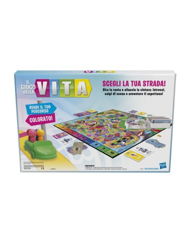 Marvel Spider-Man Gaming - Il Gioco della Vita, un gioco adatto a tutta la famiglia per 2-4 giocatori, gioco da tavolo per