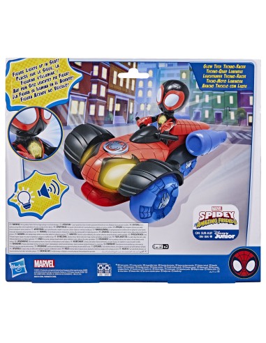 Marvel Spidey and His Amazing Friends Glow Tech Techno Racer