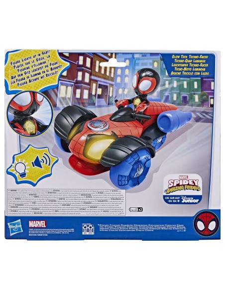 Marvel Spidey and His Amazing Friends Glow Tech Techno Racer