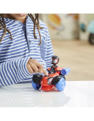 Marvel Spidey and His Amazing Friends Glow Tech Techno Racer