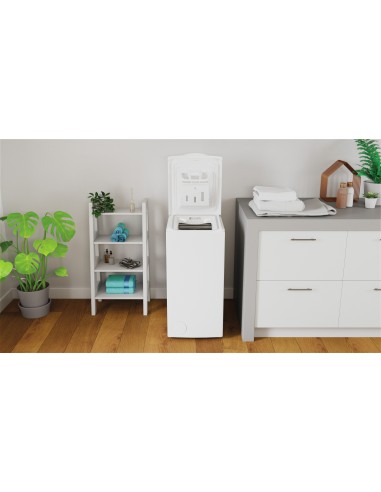 Indesit BTW L60400 IT lavatrice Caricamento dall'alto 6 kg 1000 Giri min C Bianco