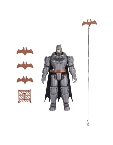 DC Comics BATMAN Personaggio Batman Deluxe Battle Strike con suoni in scala 30 cm