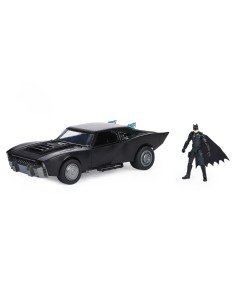 DC Comics BATMAN MOVIE Batmobile per Personaggi in scala 10 cm con led
