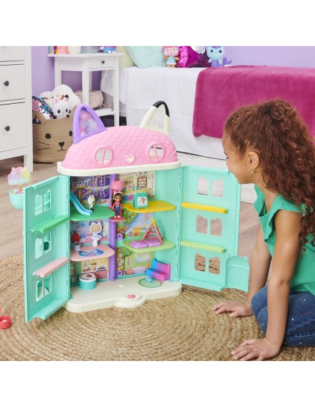 Gabby's Dollhouse , Playset casa delle bambole di Gabby, set con luci e suoni, giochi per bambini dai 3 anni in su