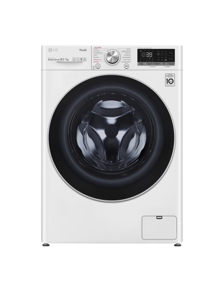 LG F4DV710H1E Lavasciuga Intelligente AIDD 10,5 7 kg Vapore TurboWash 360 1400 Giri min Carica frontale Classe E