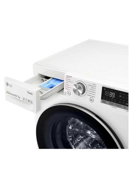 LG F4DV710H1E Lavasciuga Intelligente AIDD 10,5 7 kg Vapore TurboWash 360 1400 Giri min Carica frontale Classe E