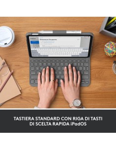 Logitech Slim Folio Grigio Bluetooth QWERTY Italiano 2