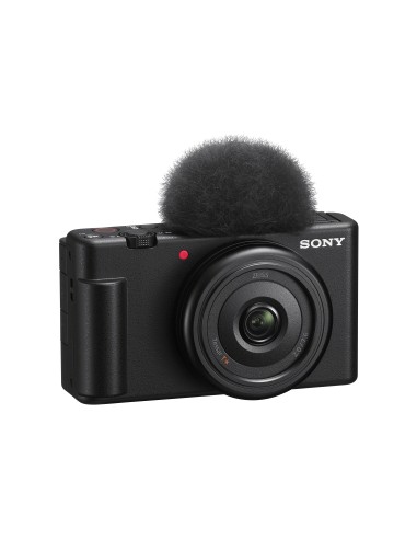 Sony Vlog camera ZV-1F di | Fotocamera digitale (schermo orientabile, video in 4K, slow motion, funzionalità per vlog) - Nera