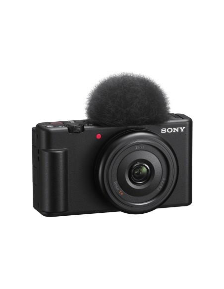 Sony Vlog camera ZV-1F di | Fotocamera digitale (schermo orientabile, video in 4K, slow motion, funzionalità per vlog) - Nera