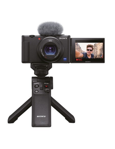 Sony Vlog Camera ZV-1 - Fotocamera Digitale con schermo LCD direzionabile ideale per Vlog e video 4K