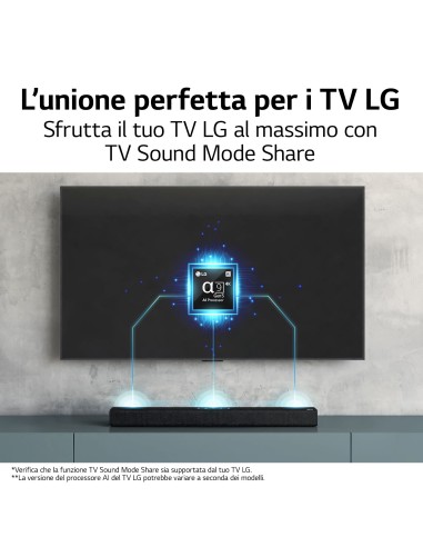 LG Soundbar S40Q 300W 2.1 canali, Dolby Audio, NOVITÀ 2022