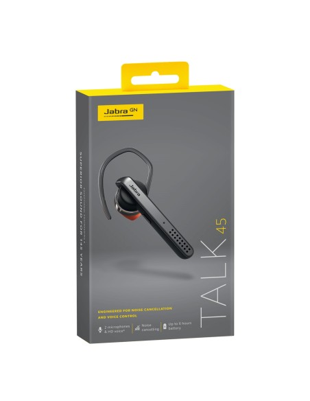Jabra Talk 45 Auricolare Wireless A clip, In-ear Musica e Chiamate Bluetooth Argento