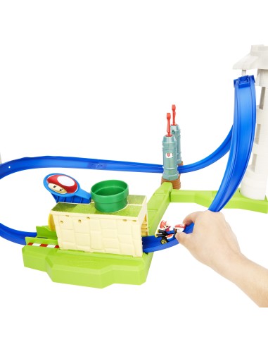 Hot Wheels Mario Kart Circuit Slam Track Set, Giocattolo per Bambini 5+ Anni