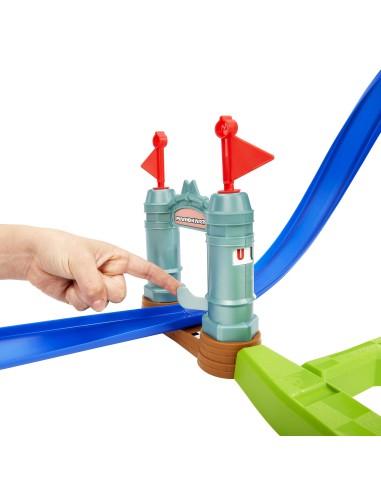 Hot Wheels Mario Kart Circuit Slam Track Set, Giocattolo per Bambini 5+ Anni