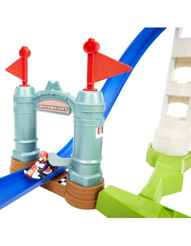 Hot Wheels Mario Kart Circuit Slam Track Set, Giocattolo per Bambini 5+ Anni