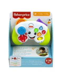 Fisher-Price Laugh & Learn Controller Gioca & Impara Ridi & Impara - Edizione multilingue, Joystick Giocattolo Musicale per