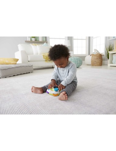 Fisher-Price Laugh & Learn Controller Gioca & Impara Ridi & Impara - Edizione multilingue, Joystick Giocattolo Musicale per