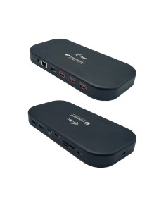i-tec Thunderbolt 3 USB-C Dual 4K Docking Station + USB-C to DisplayPort Cable (1,5 m) + Power Delivery 60W