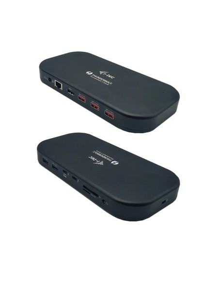 i-tec Thunderbolt 3 USB-C Dual 4K Docking Station + USB-C to DisplayPort Cable (1,5 m) + Power Delivery 60W