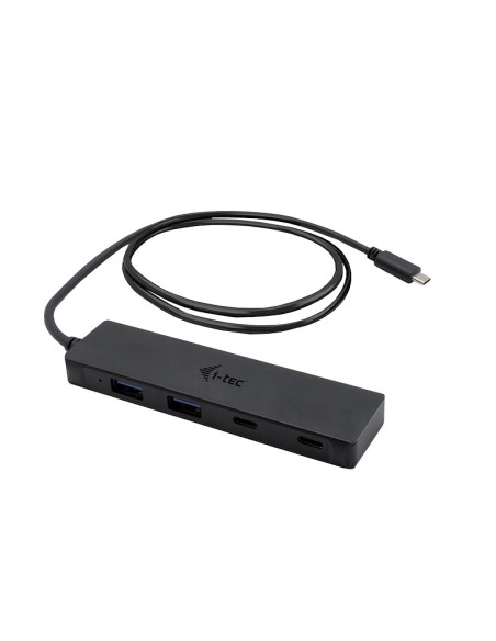 i-tec Metal USB-C HUB 2x USB 3.0 + 2x USB-C, with 85cm USB-C cable