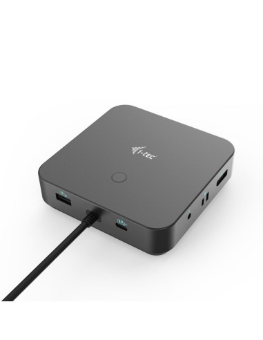 i-tec USB-C HDMI Dual DP Docking Station with Power Delivery 100 W + Universal Charger 100 W