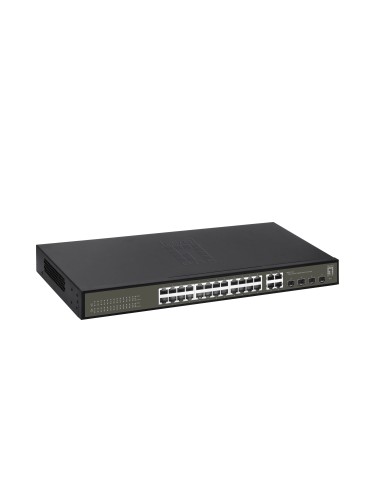 LevelOne GES-2128 switch di rete Gestito L2 Gigabit Ethernet (10 100 1000) Nero