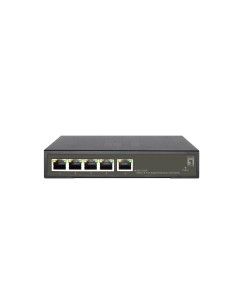 LevelOne GES-2105P switch di rete Gestito L2 Gigabit Ethernet (10 100 1000) Supporto Power over Ethernet (PoE) Nero
