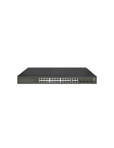LevelOne GES-2128P switch di rete Gestito L2 Gigabit Ethernet (10 100 1000) Supporto Power over Ethernet (PoE) Nero