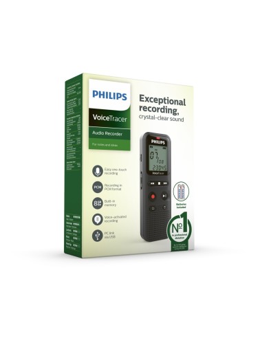 Philips VoiceTracer 8 kHz Nero