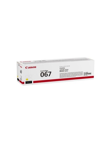 Canon 067 cartuccia toner 1 pz Originale Giallo