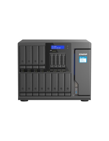 QNAP TS-1655 NAS Tower Collegamento ethernet LAN Nero