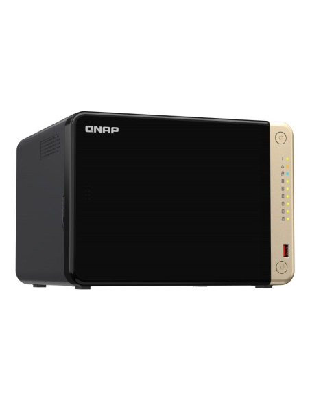 QNAP TS-664 NAS Tower Collegamento ethernet LAN Nero N5095