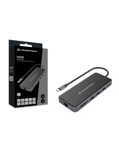 Conceptronic DONN15G replicatore di porte e docking station per notebook Cablato USB 3.2 Gen 1 (3.1 Gen 1) Type-C Grigio 2