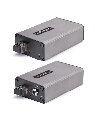 StarTech.com Extender USB 3.0 a 2 Porte su Fibra Multimodale OM3 - LC LC - Hub 2x USB-A 5Gbps - Resistente Estensore USB su