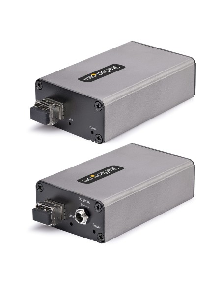 StarTech.com Extender USB 3.0 a 2 Porte su Fibra Multimodale OM3 - LC LC - Hub 2x USB-A 5Gbps - Resistente Estensore USB su