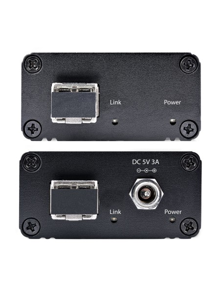 StarTech.com Extender USB 3.0 a 2 Porte su Fibra Multimodale OM3 - LC LC - Hub 2x USB-A 5Gbps - Resistente Estensore USB su